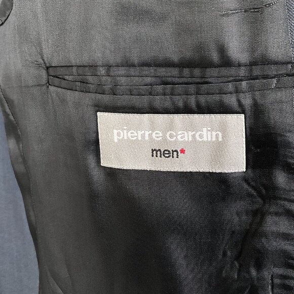 Pierre Cardin‎ Suit Men 42R 34Wx29L Gray Blue Stripe Wool South Africa Classic - Picture 7 of 16